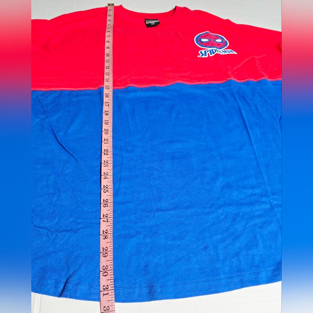 Universal Studios Marvel Glitter Amazing SpiderMan Long Sleeve Shirt Size 2XL - Picture 11 of 11